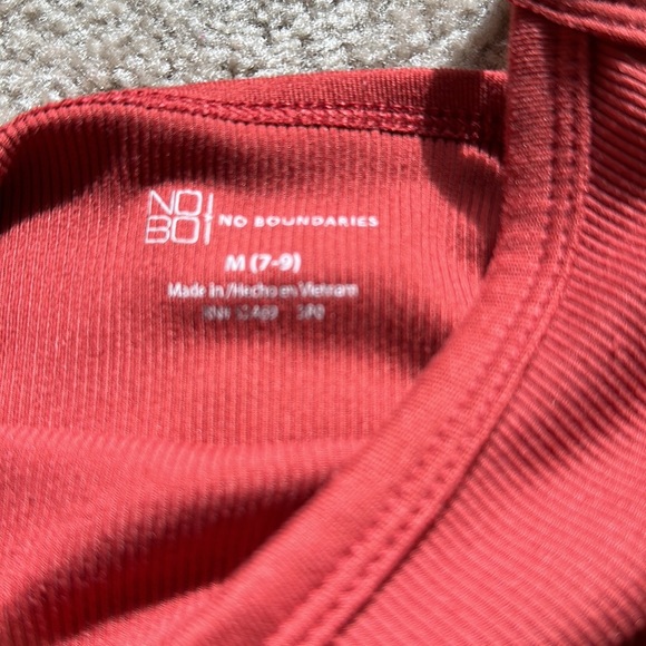 PLEASE BUNDLE no boundaries Burt Orange colored tank top size medium 7-9 - Picture 2 of 2